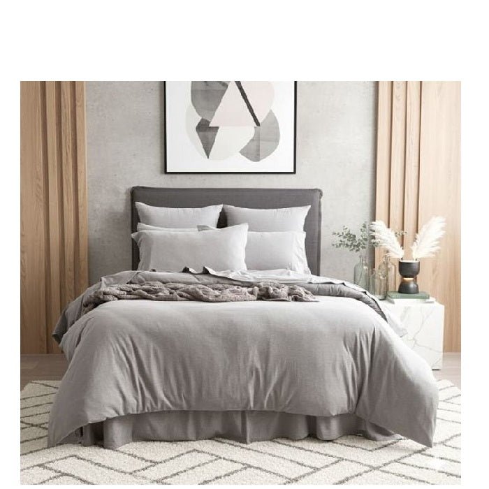 Comfort T Organic Cotton Melange Jersey Quilt Cover Sets - Paulas Home & Living
