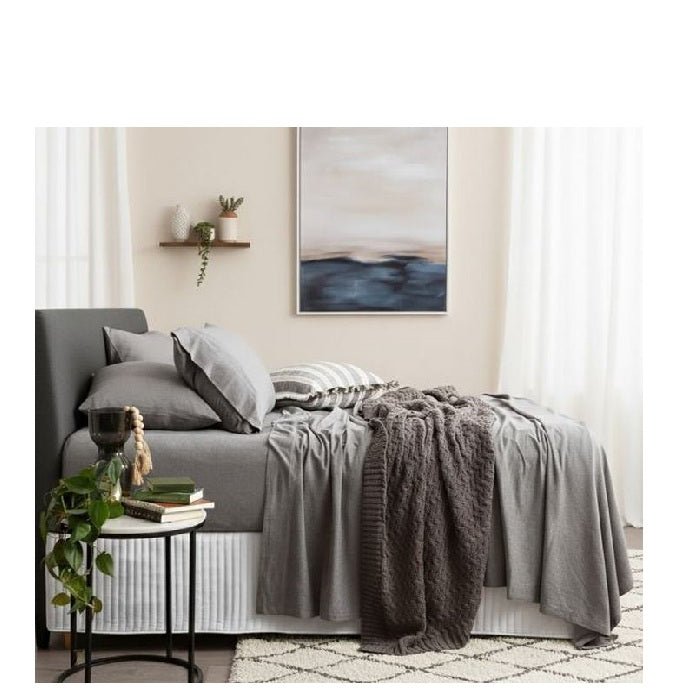 Comfort T Organic Cotton Melange Jersey Sheet Sets - Paulas Home & Living