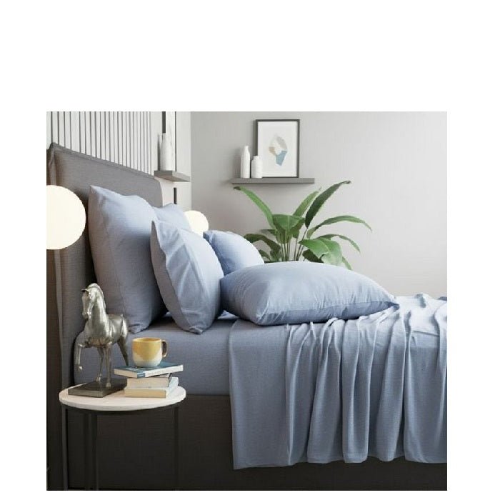 Comfort T Organic Cotton Melange Jersey Sheet Sets - Paulas Home & Living