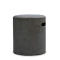 Concrete 400 Round Outdoor Side Table - Paulas Home & Living