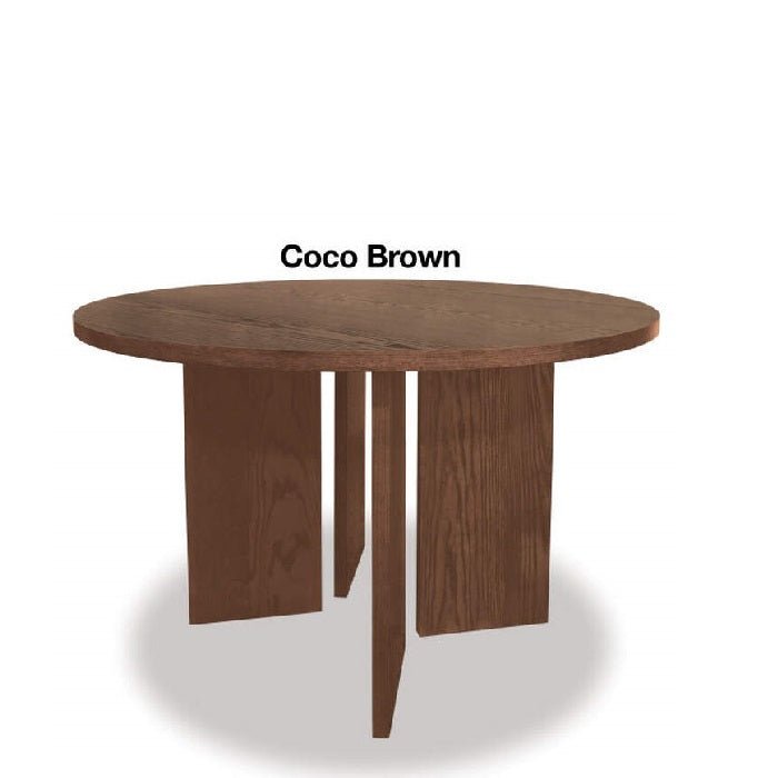 Connect Dining Table 1200dia - Plinth Base - Paulas Home & Living
