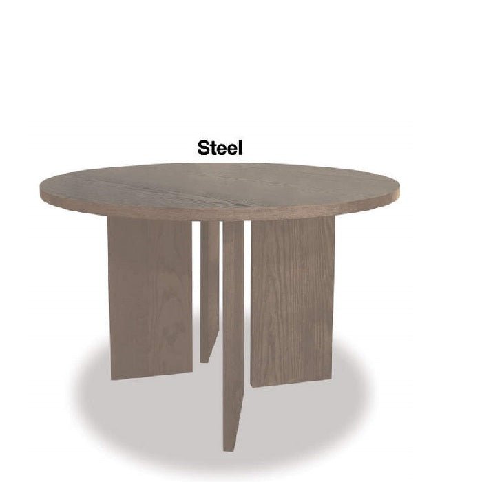 Connect Dining Table 1200dia - Plinth Base - Paulas Home & Living