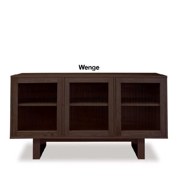 Connect Sideboard 1500w - Fluted Glass & Osaka Base - Paulas Home & Living