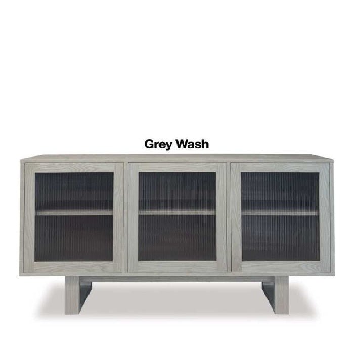 Connect Sideboard 1500w - Fluted Glass & Osaka Base - Paulas Home & Living