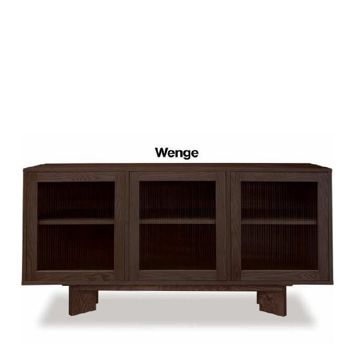Connect Sideboard 1500w - Fluted Glass & Plinth Base - Paulas Home & Living