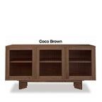 Connect Sideboard 1500w - Fluted Glass & Plinth Base - Paulas Home & Living