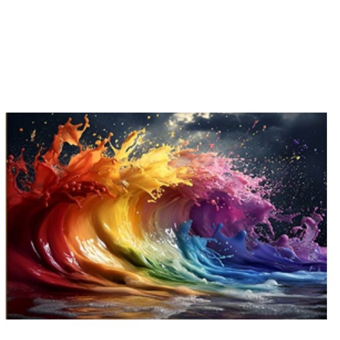 Crash of Colour Perspex Art 1200x800 - NEW