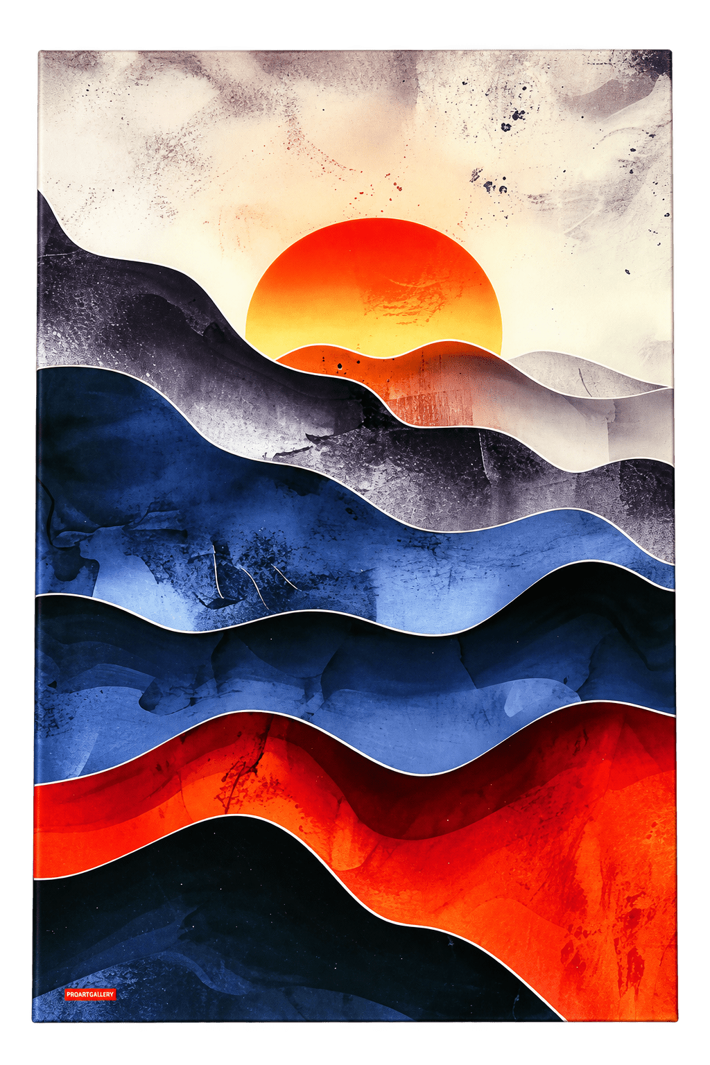 Crimson Sunscape Perspex Art 800x1200 - NEW - Paulas Home & Living