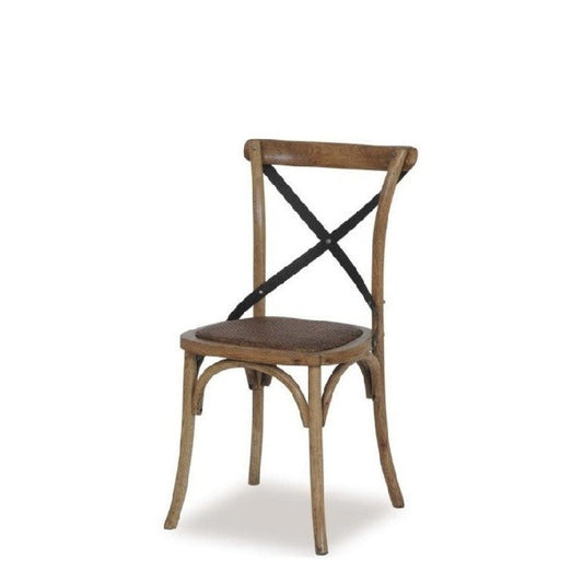Cross Dining Chair - Antique Oak