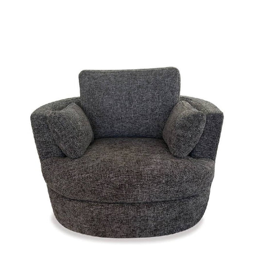 Cuddle Swivel Chair - Dark Grey - Paulas Home & Living