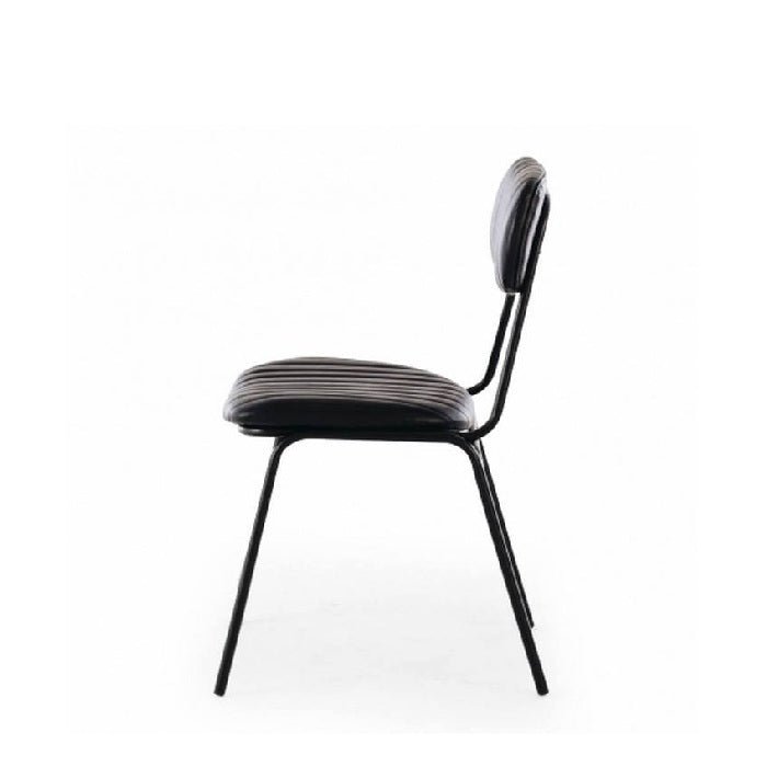 Datsun Chair Vintage PU Upholstered Retro Dining - Paulas Home & Living