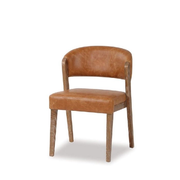 Dayton Dining Chair - Leather - Paulas Home & Living