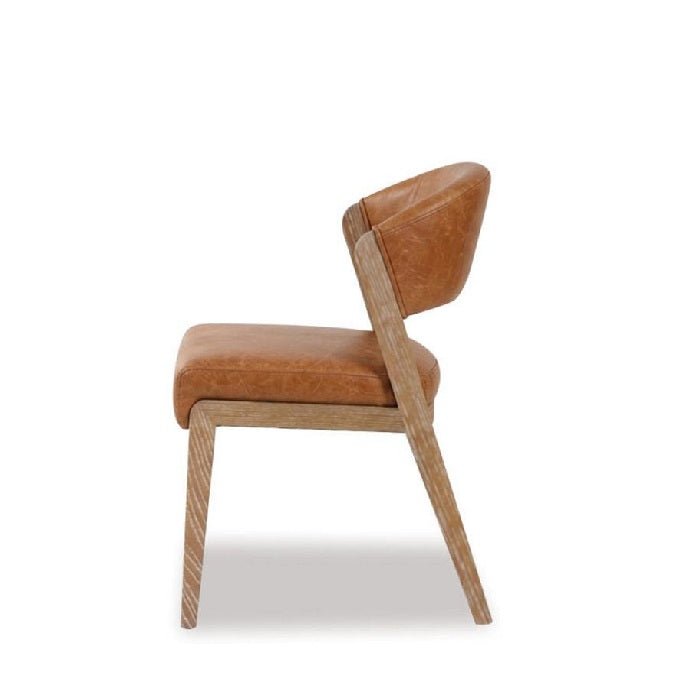 Dayton Dining Chair - Leather - Paulas Home & Living