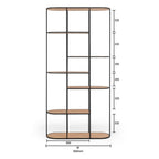Deco Display/Bookcase - Natural Oak - Paulas Home & Living