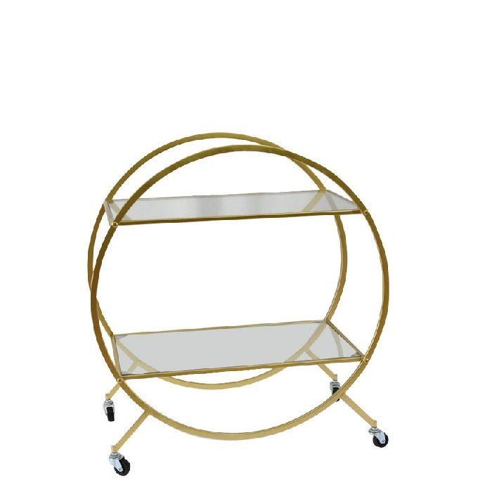 Deliah Bar Cart - Black or Gold - Paulas Home & Living