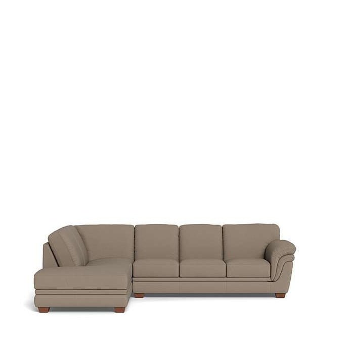 Demi 3 Seater with LHF Corner Chaise in Leather - Paulas Home & Living