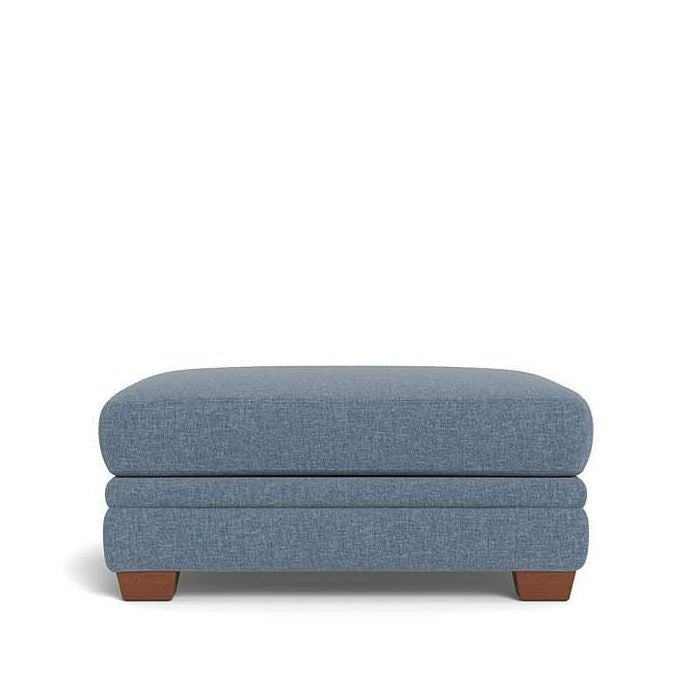 Demi Ottoman in Fabric - Paulas Home & Living