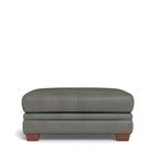 Demi Ottoman in Leather - Paulas Home & Living
