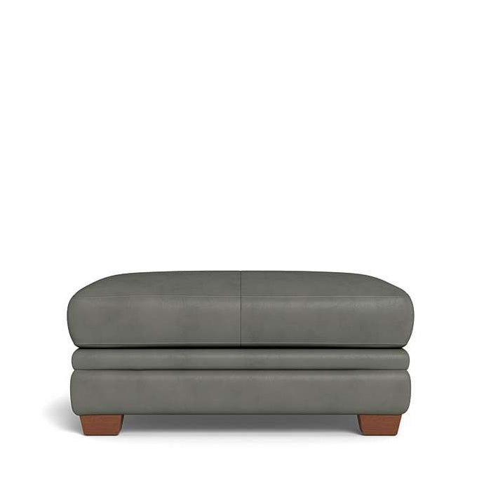 Demi Ottoman in Leather - Paulas Home & Living
