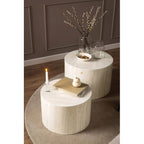 Dice Coffee Tables 2 pce Set - Round - Paulas Home & Living