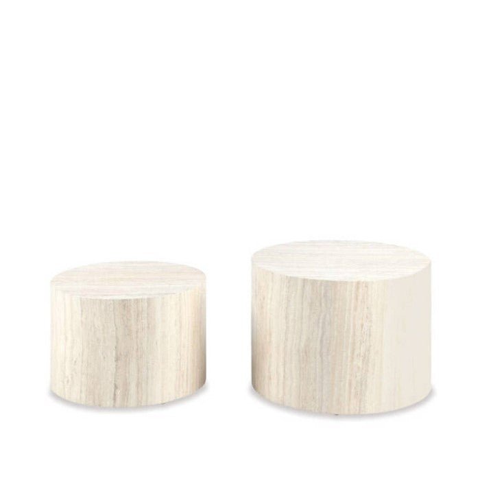 Dice Coffee Tables 2 pce Set - Round - Paulas Home & Living