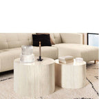 Dice Coffee Tables 2 pce Set - Round - Paulas Home & Living