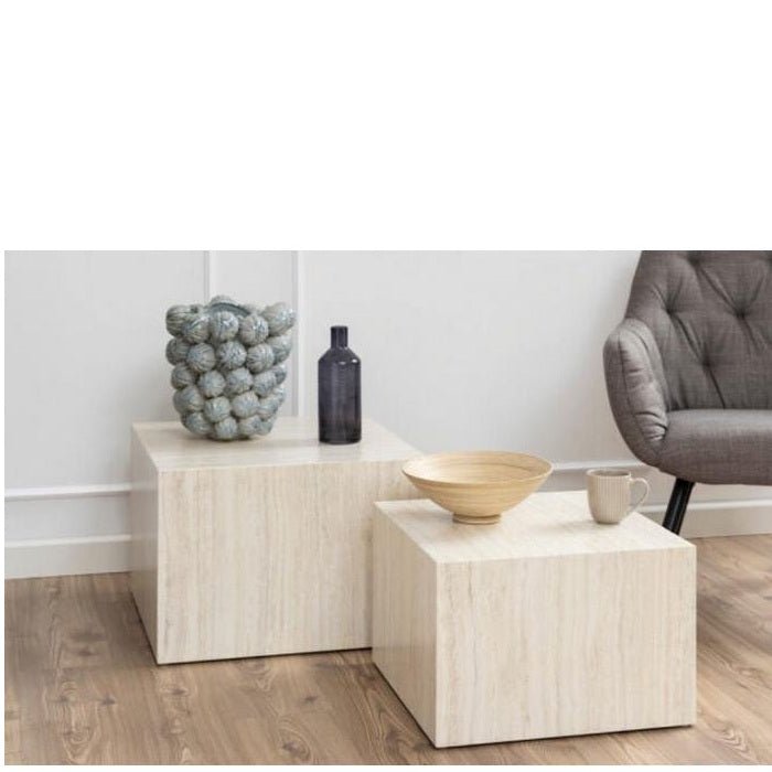 Dice Coffee Tables 2 pce Set - Square - Paulas Home & Living