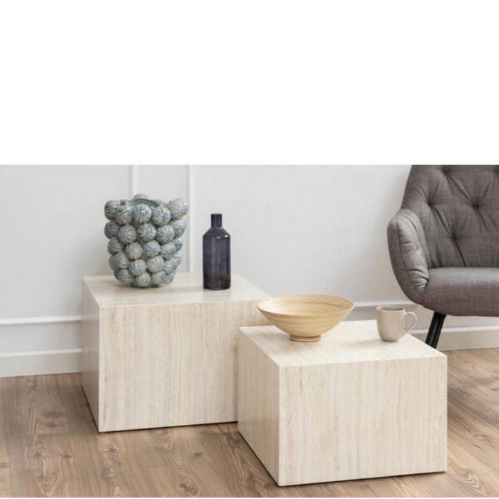 Dice Coffee Tables 2 pce Set - Square - Paulas Home & Living