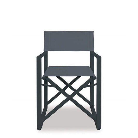 Director Folding Outdoor Chair - Gunmetal - Paulas Home & Living