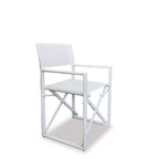 Director Folding Outdoor Chair - White - Paulas Home & Living