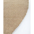 Dorset Round Floor Rug - Biscuit (Wool & Merino) - Paulas Home & Living