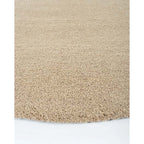 Dorset Round Floor Rug - Biscuit (Wool & Merino) - Paulas Home & Living