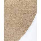 Dorset Round Floor Rug - Biscuit (Wool & Merino) - Paulas Home & Living