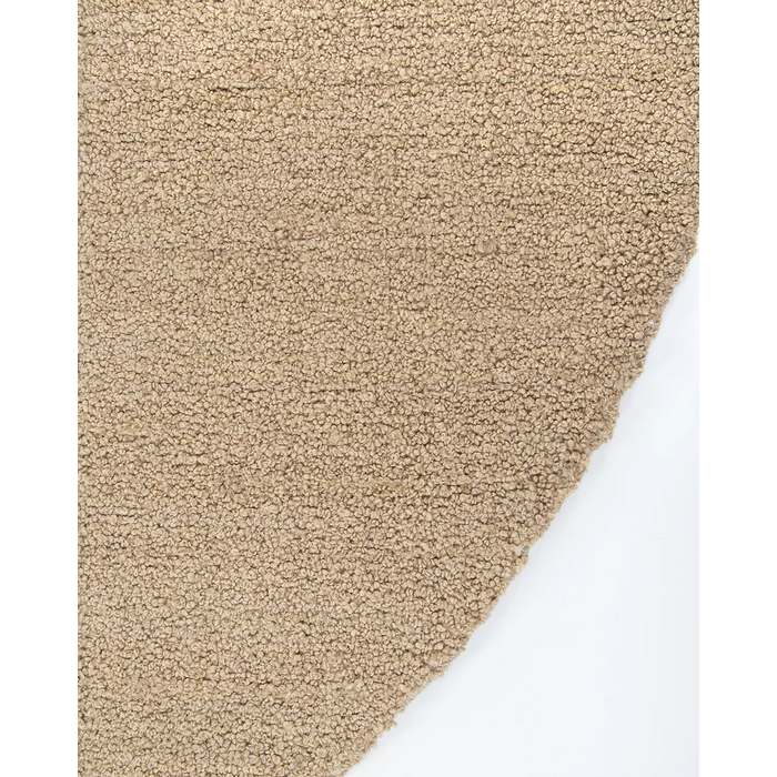 Dorset Round Floor Rug - Biscuit (Wool & Merino) - Paulas Home & Living