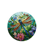 Dragonfly Stained Glass Hanger 115dia - Paulas Home & Living