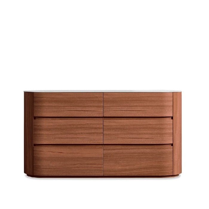 Duke 6 Dr Dresser - Gentle Curves and Ceramic Top - Paulas Home & Living