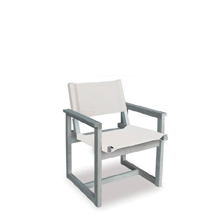 E2 Outdoor Chair - Accoya White - Paulas Home & Living