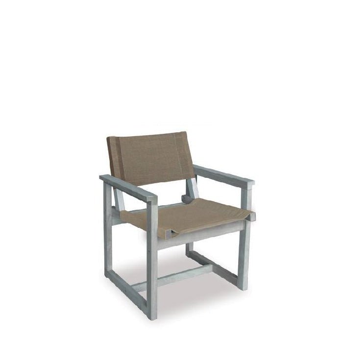 E2 Outdoor Chair - Accoya White - Paulas Home & Living