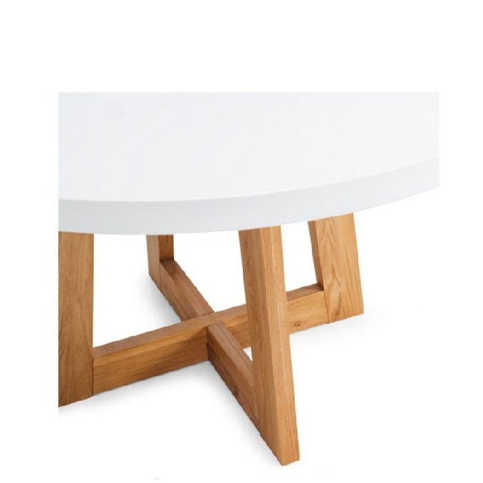 Echo Concrete Dining Table 1300dia - Sits 4 - 6 - Paulas Home & Living