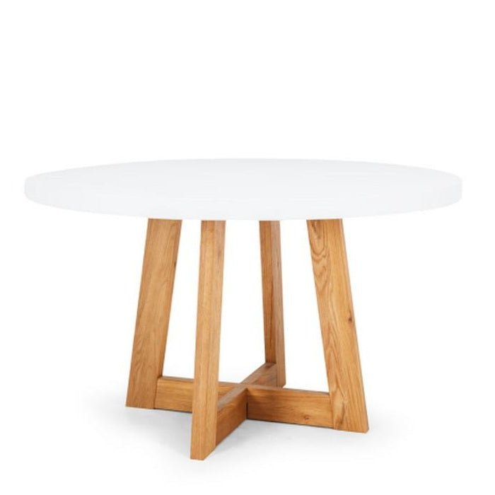 Echo Concrete Dining Table 1300dia - Sits 4 - 6 - Paulas Home & Living