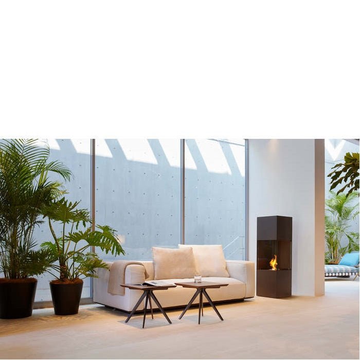 Ecosmart Fire: Be Designer Fireplace + AB3 Burner (Black or White) - Paulas Home & Living