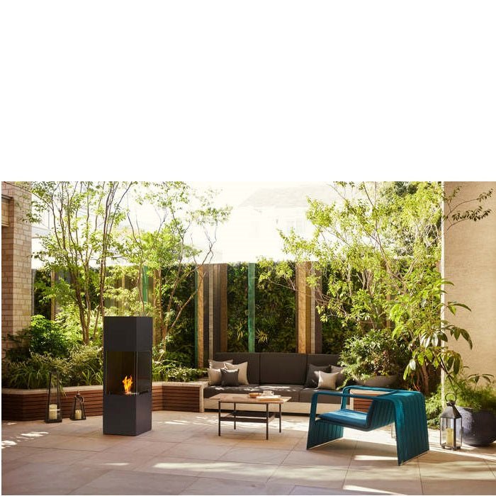 Ecosmart Fire: Be Designer Fireplace + AB3 Burner (Black or White) - Paulas Home & Living