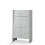 Elegant 5 Dr Tallboy - Grey/White or Black - Paulas Home & Living