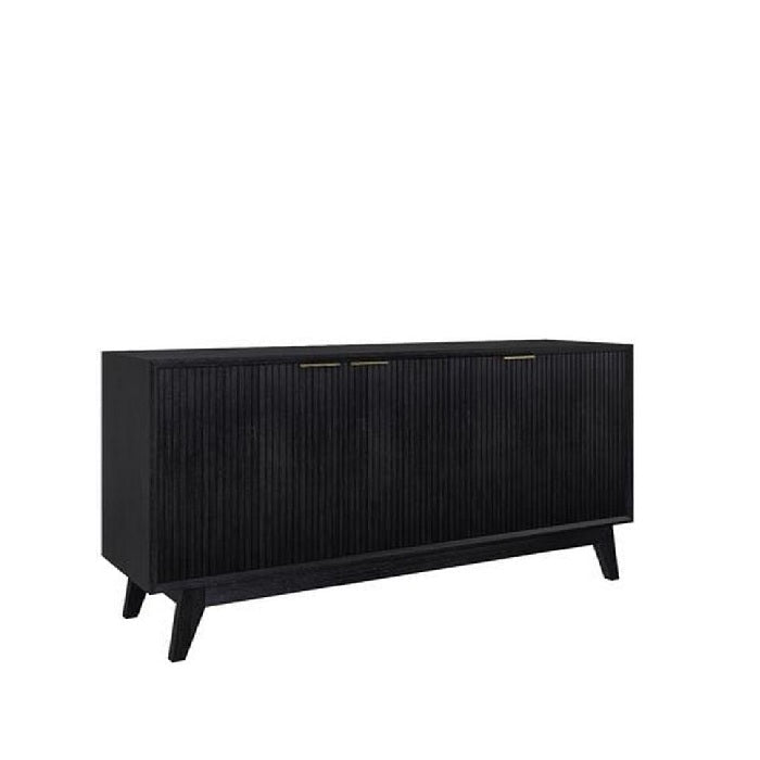 Ella 3 Door Buffet - Brushed Gold Handles - Paulas Home & Living