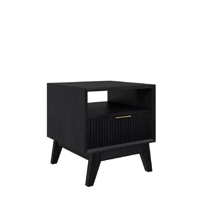 Ella Lamp Table - Brushed Gold Handles - Paulas Home & Living