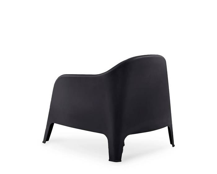 Enzo Outdoor Chair - Black (Stackable) - Paulas Home & Living