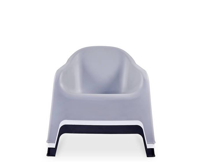 Enzo Outdoor Chair - Light Grey (Stackable) - Paulas Home & Living