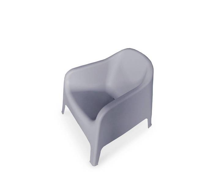 Enzo Outdoor Chair - Light Grey (Stackable) - Paulas Home & Living