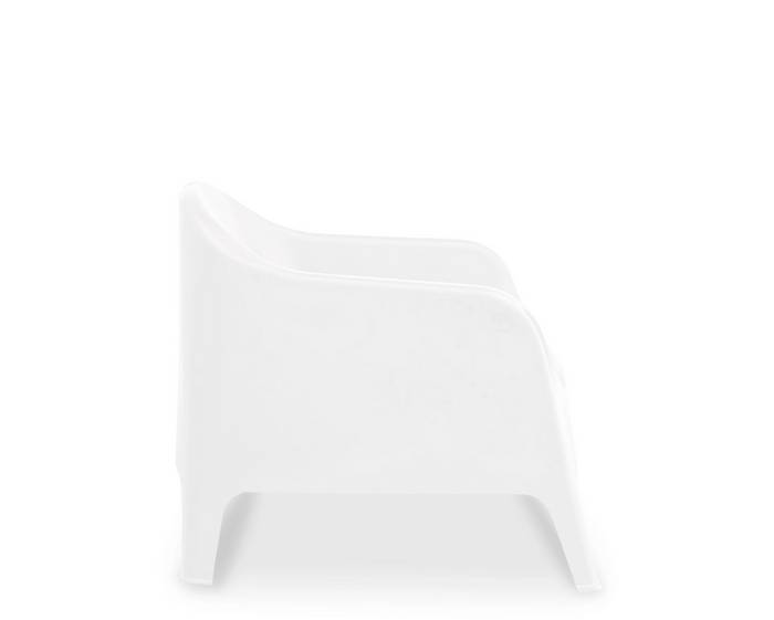 Enzo Outdoor Chair - White (Stackable) - Paulas Home & Living