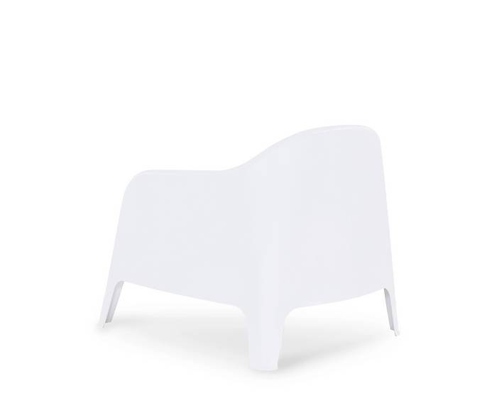 Enzo Outdoor Chair - White (Stackable) - Paulas Home & Living